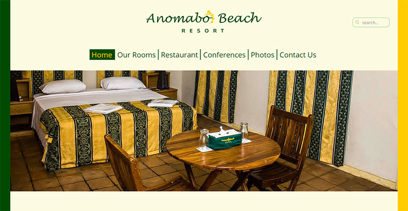 Anomabo Beach Resort Homepage