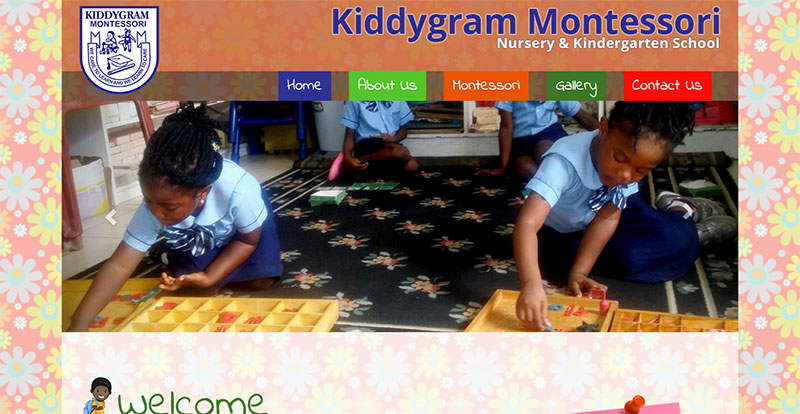 Kiddygram Montessori School Homepage